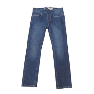 NWT OLD NAVY Skinny Pull On Built in Tough Jeans Girls 8 Stretch Dark Wash Denim